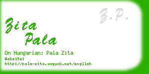 zita pala business card